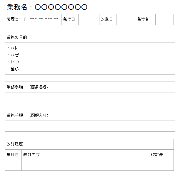 新人教育にも利用可能なマニュアル作成方法 経理プラス